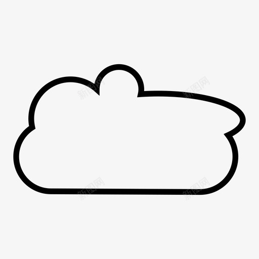 云气候数据库图标svg_新图网 https://ixintu.com 云线 天气 天空 数据库 气候