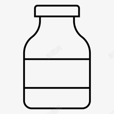 牛奶农业饮料图标图标