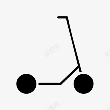 滑板车踢板车儿童滑板车图标图标