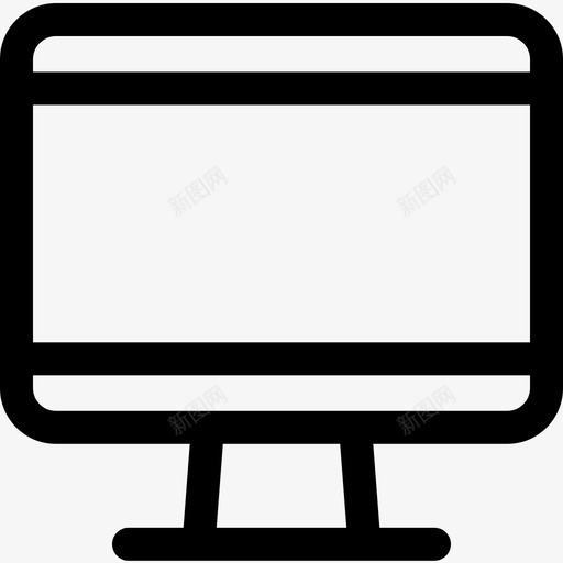 计算机电子47线性图标svg_新图网 https://ixintu.com 电子 线性 计算机