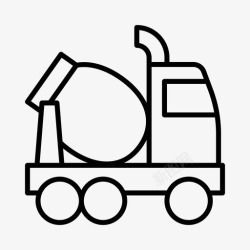 工业搅拌机背景图混凝土搅拌机建筑商建筑图标高清图片