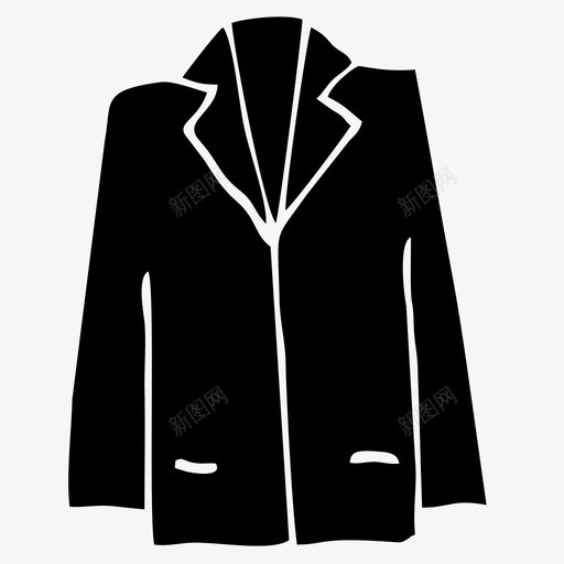 套装衣服装备图标svg_新图网 https://ixintu.com 图标 套装 字形 物品 男人 衣服 装备