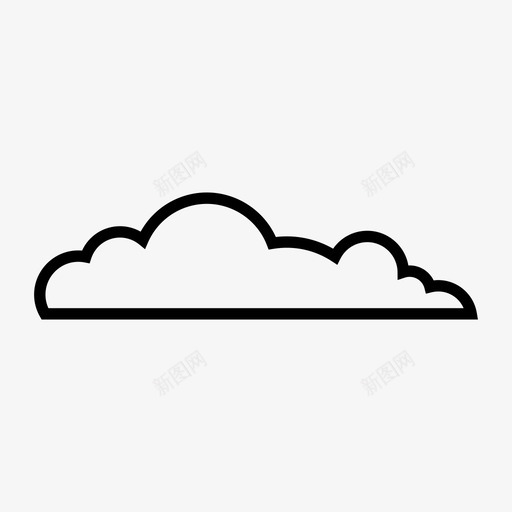 云泡沫天空图标svg_新图网 https://ixintu.com 云线 天气 天空 泡沫