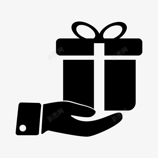 礼物庆祝礼品盒图标svg_新图网 https://ixintu.com 包装 庆祝 礼品盒 礼物