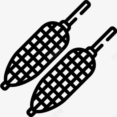 玉米烧烤18直系图标图标