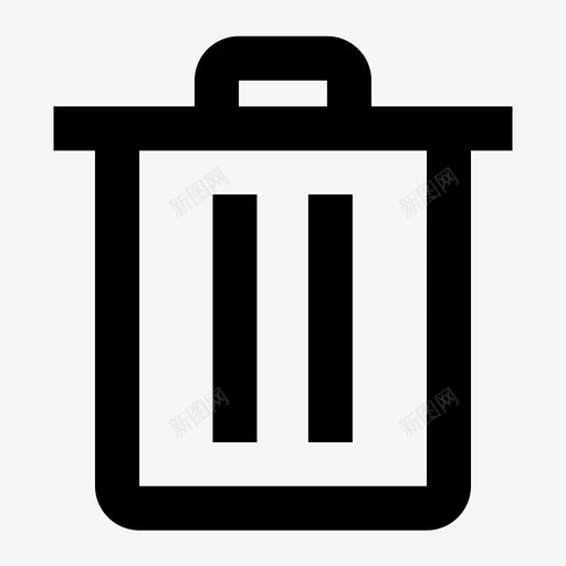 删除svg_新图网 https://ixintu.com 删除 扁平 线性