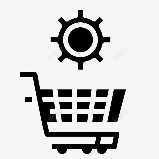 管理购物购物篮经理图标svg_新图网 https://ixintu.com 坚实 电子商务 管理 经理 购物 购物篮 集合