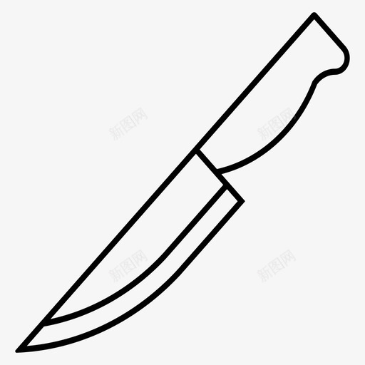 刀刀片屠夫图标svg_新图网 https://ixintu.com 刀 刀片 家用设备 屠夫 烹饪 雕刻
