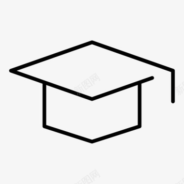 毕业帽学历学校图标图标