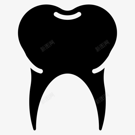 医用牙牙医磨牙图标svg_新图网 https://ixintu.com 医用 牙医 牙齿 磨牙