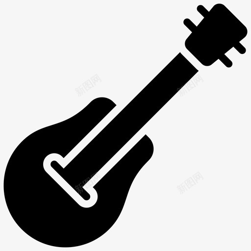 吉他原声吉他电吉他图标svg_新图网 https://ixintu.com 乐器 原声 吉他 图标 字形 教育 科学 音乐