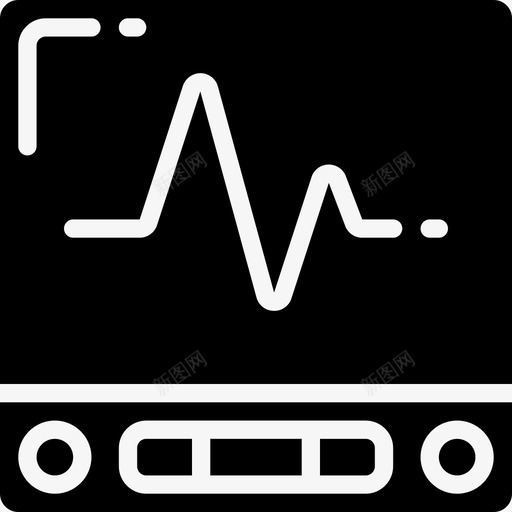 心率监视器医疗保健医院图标svg_新图网 https://ixintu.com 医学字形 医疗 医疗保健 医院 屏幕 心率监视器