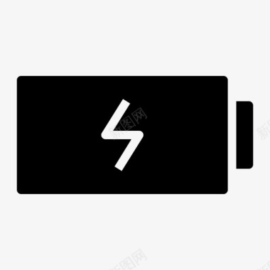 充电电池能量手机图标图标
