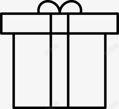 礼物盒子爱情图标图标