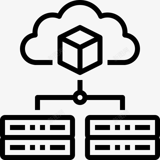 云计算加密货币34线性图标svg_新图网 https://ixintu.com 云计算 加密货币34 线性