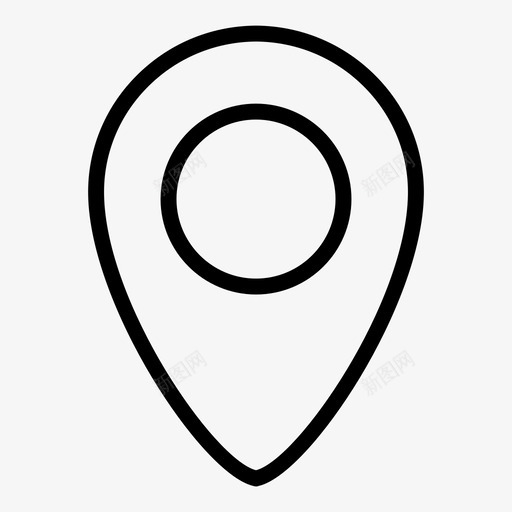 点gps位置图标svg_新图网 https://ixintu.com gps 位置 地图 导航