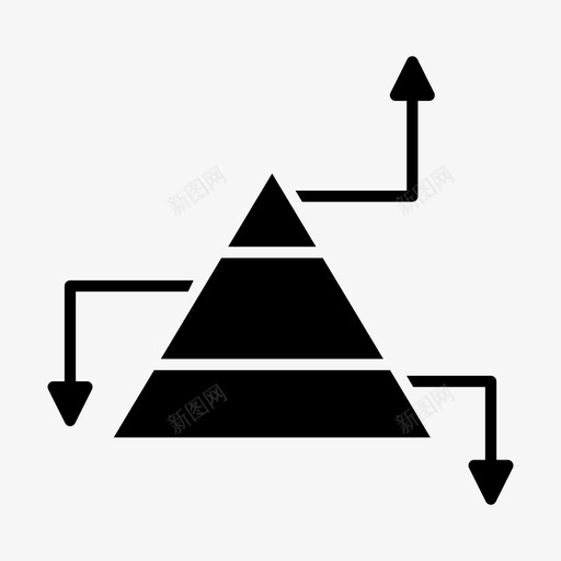 金字塔战略商业营销图标svg_新图网 https://ixintu.com 三角 商业 营销 金字塔战略