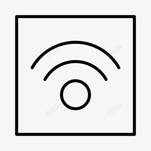 wifi连接数据图标svg_新图网 https://ixintu.com wifi 互联网 技术 数据 网络 连接