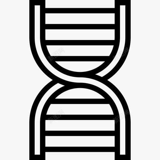 Dna科学72线性图标svg_新图网 https://ixintu.com Dna 科学72 线性