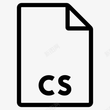 cs格式文件文件格式图标图标