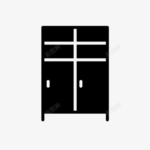 橱柜抽屉储物柜图标svg_新图网 https://ixintu.com 储物柜 家具填充套1 抽屉 橱柜 衣柜