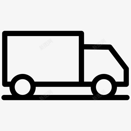 卡车驾驶公路图标svg_新图网 https://ixintu.com 公路 卡车 工业 航运 驾驶