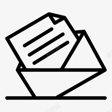 邮件业务信件图标图标