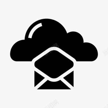 邮件云电子邮件图标图标