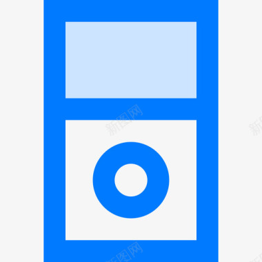 音乐播放器娱乐46蓝色图标图标