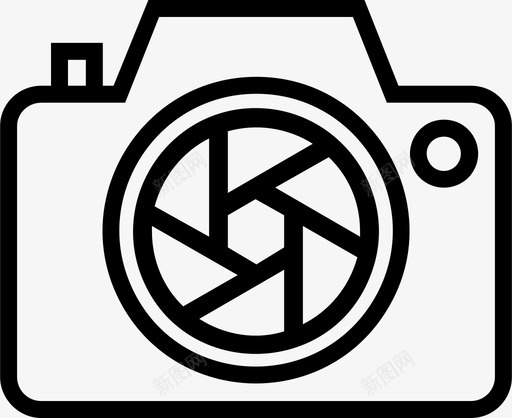 相机数码相机镜头相机图标svg_新图网 https://ixintu.com 摄影 数码相机 照片 相机 镜头