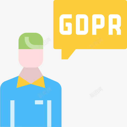 用户gdpr26扁平图标svg_新图网 https://ixintu.com gdpr 扁平 用户