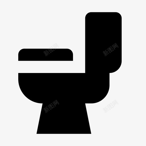 卫生间浴室冲水器图标svg_新图网 https://ixintu.com 冲水 卫生间 厕所 旅行车 浴室