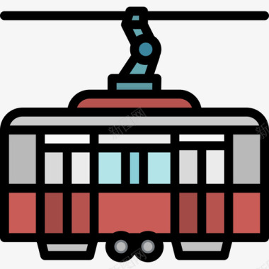 火车八月交通4号线颜色图标图标