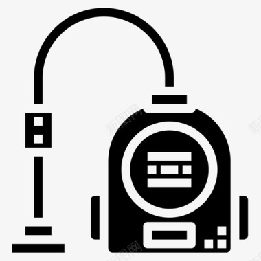吸尘器家用电器15实心图标图标