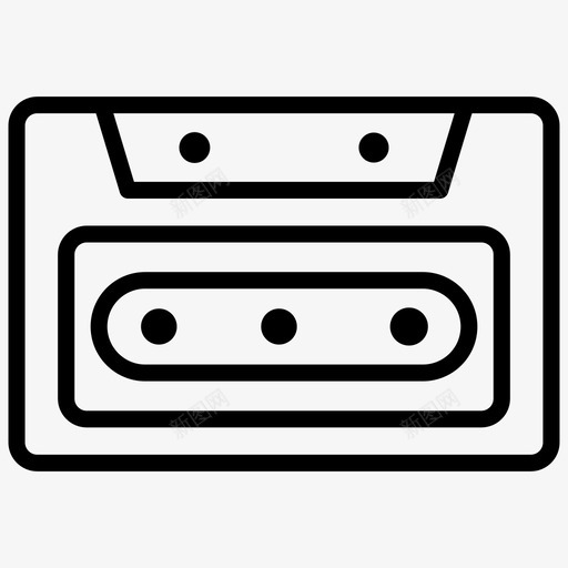 盒式磁带音频盒式磁带小型盒式磁带图标svg_新图网 https://ixintu.com 小型盒式磁带 用户界面线图标 盒式磁带 音频盒式磁带