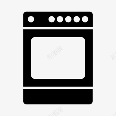 炉子厨师食物图标图标