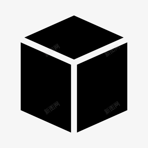 立方体长方体立方体形状图标svg_新图网 https://ixintu.com uiux 包装 形状 立方体 长方体