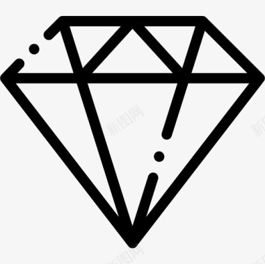钻石零售价14直线型图标图标