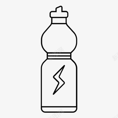 水瓶饮用瓶烧瓶图标图标