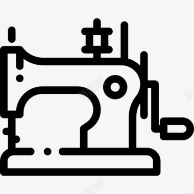 缝纫机缝纫机37直线图标图标