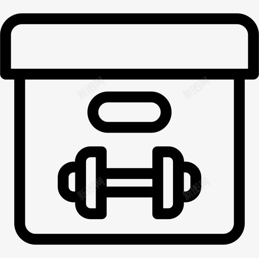 套装健身74直线型图标svg_新图网 https://ixintu.com 健身74 套装 直线型