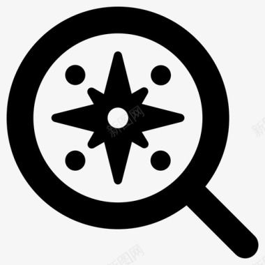 探索指南针探险家图标图标