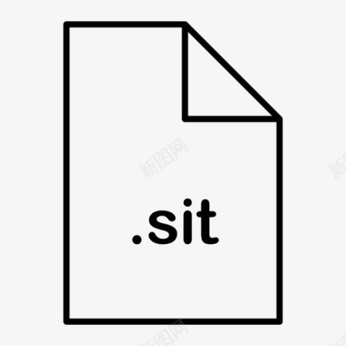 sit文件格式图标图标