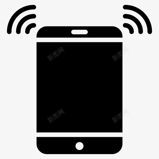 移动wifi手机热点图标svg_新图网 https://ixintu.com wifi 基本 字形 手机 热点 电话 移动 设置