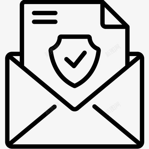 邮件保护安全5直邮图标svg_新图网 https://ixintu.com 保护 安全 直邮 邮件