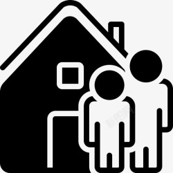 古香古色的住宿我们的住宿住所图标高清图片