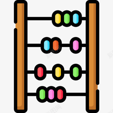 线性儿童算盘23图标图标