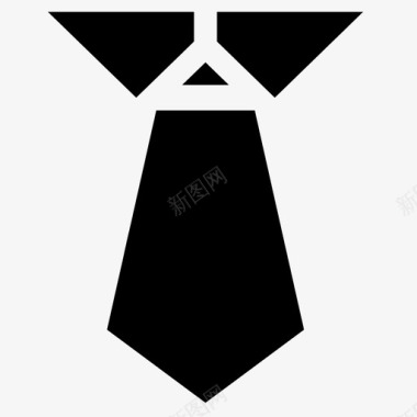 领带169号婚礼填充图标图标