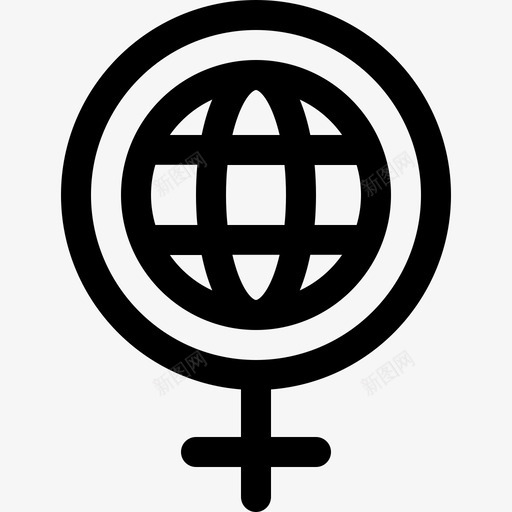 全球女权主义19直系图标svg_新图网 https://ixintu.com 全球 女权主义19 直系