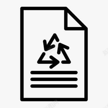 环境影响评价回收纸回收报告图标图标